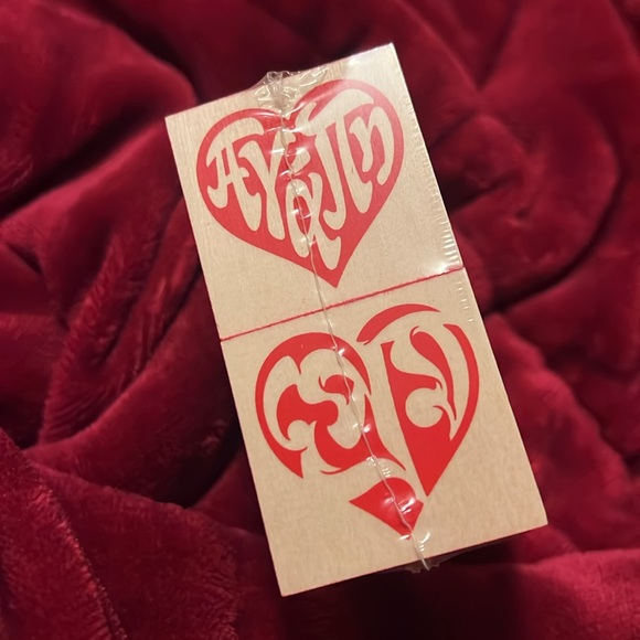 House Industries 4 blocks of heart (love) - Picture 7 of 14